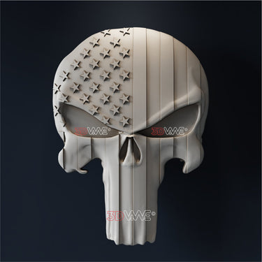 PUNISHER 3D STL - 3DWave.us